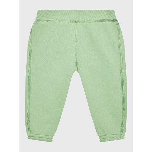 United Colors Of Benetton Spodnie dresowe 3J70AF003 Zielony Regular Fit ze sklepu MODIVO w kategorii Spodnie i półśpiochy - zdjęcie 182669977