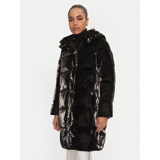 Elisabetta Franchi Kurtka zimowa PI-79Z-46E2-V650 Czarny Regular Fit ze sklepu MODIVO w kategorii Kurtki damskie - zdjęcie 182669986