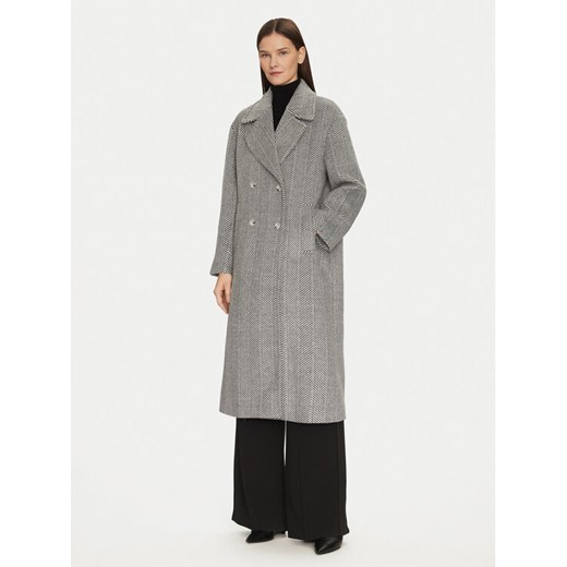 Imperial Płaszcz przejściowy KI54IBT Szary Relaxed Fit ze sklepu MODIVO w kategorii Płaszcze damskie - zdjęcie 182670018