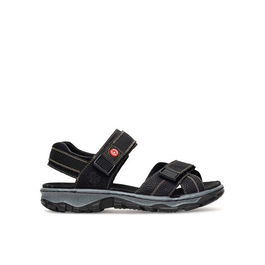 Rieker Sandały 68851-02 Czarny ze sklepu MODIVO w kategorii Sandały damskie - zdjęcie 182670039