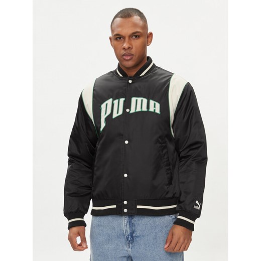 Puma Kurtka bomber Varsity 623691 Czarny Oversize ze sklepu MODIVO w kategorii Kurtki męskie - zdjęcie 182670125