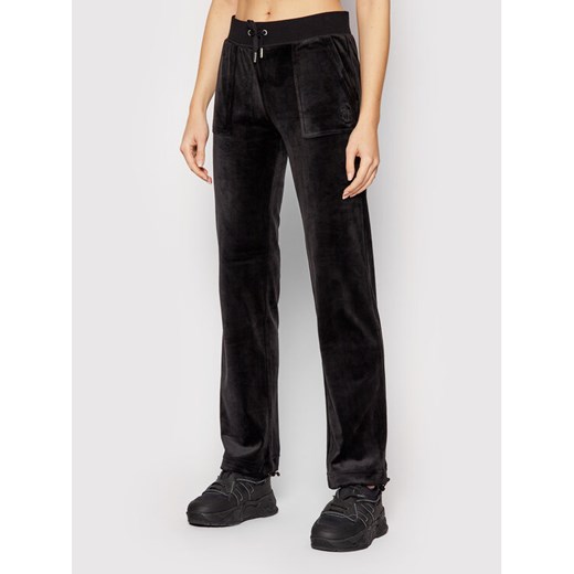 Juicy Couture Spodnie dresowe Del Ray JCAP180 Czarny Regular Fit ze sklepu MODIVO w kategorii Spodnie damskie - zdjęcie 182670148