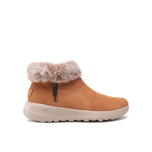Skechers Botki Go Joy 144003/CSNT Brązowy ze sklepu MODIVO w kategorii Botki - zdjęcie 182670168