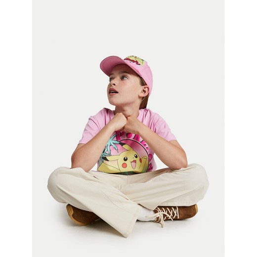 NAME IT T-Shirt Fami Pokemon 13240888 Różowy Standard Fit ze sklepu MODIVO w kategorii Bluzki dziewczęce - zdjęcie 182670187