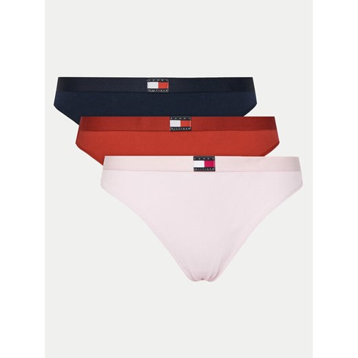 Tommy Hilfiger Komplet 3 par stringów UW0UW05641 Kolorowy ze sklepu MODIVO w kategorii Majtki damskie - zdjęcie 182670207