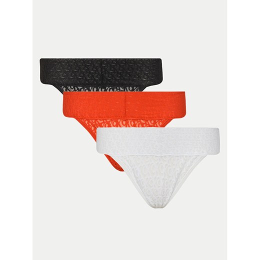 Calvin Klein Underwear Komplet 3 par fig klasycznych LV00QD5305 Kolorowy ze sklepu MODIVO w kategorii Majtki damskie - zdjęcie 182670269