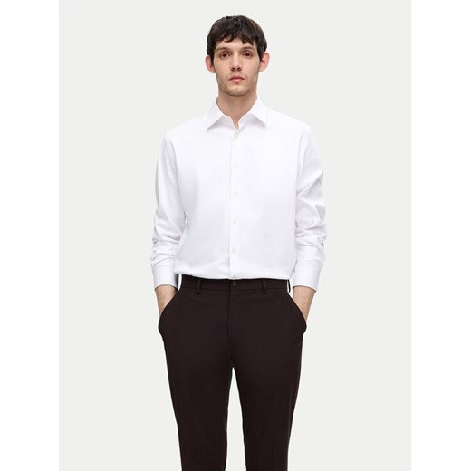 Selected Homme Koszula 16092939 Biały Slim Fit ze sklepu MODIVO w kategorii Koszule męskie - zdjęcie 182670288