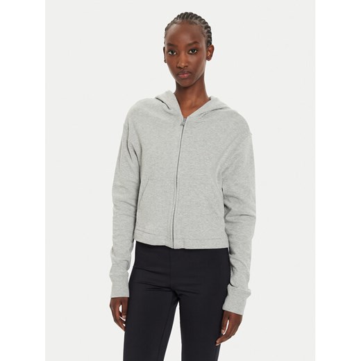 Calvin Klein Underwear Bluza 000QS7270E Szary Regular Fit ze sklepu MODIVO w kategorii Bluzy damskie - zdjęcie 182670319