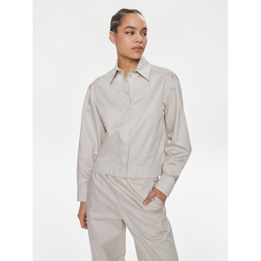 Max Mara Leisure Koszula Dandy 2416111028 Szary Regular Fit ze sklepu MODIVO w kategorii Koszule damskie - zdjęcie 182670389