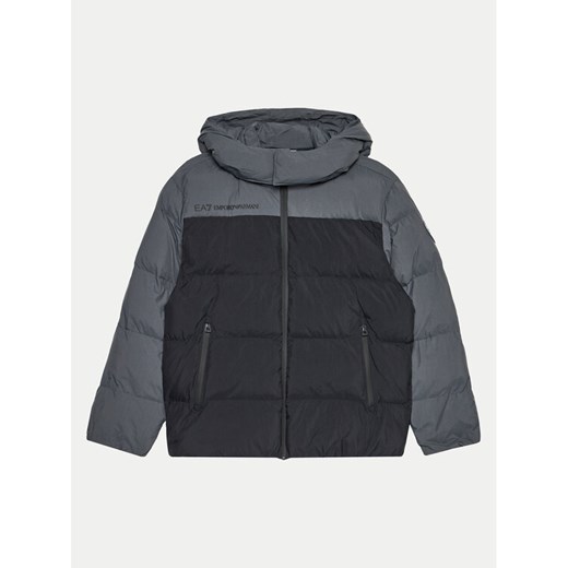 EA7 Emporio Armani Kurtka zimowa 6DBB08 BND0Z Czarny Regular Fit ze sklepu MODIVO w kategorii Kurtki chłopięce - zdjęcie 182670399