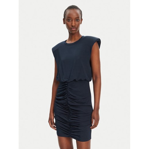 ROTATE Sukienka koktajlowa 1137042318 Granatowy Slim Fit ze sklepu MODIVO w kategorii Sukienki - zdjęcie 182670417
