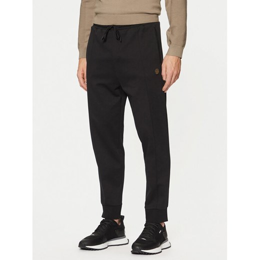BOSS Spodnie dresowe Hadiko TL 50543434 Czarny Regular Fit ze sklepu MODIVO w kategorii Spodnie męskie - zdjęcie 182670445