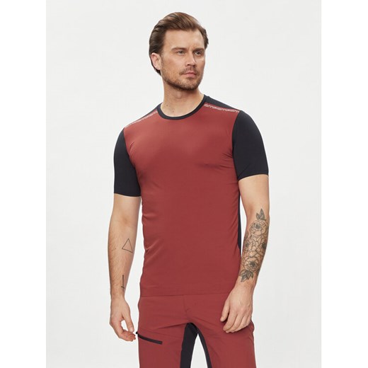 CMP Koszulka rowerowa 34N7917 Brązowy Slim Fit ze sklepu MODIVO w kategorii T-shirty męskie - zdjęcie 182670459