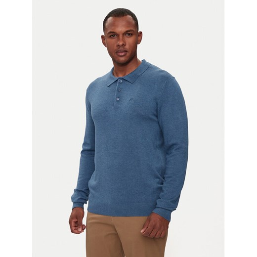 Lindbergh Polo 30-800144 Niebieski Regular Fit S MODIVO