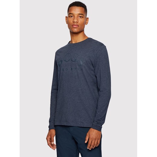 Boss Longsleeve Togn 1 50435906 Granatowy Regular Fit ze sklepu MODIVO w kategorii T-shirty męskie - zdjęcie 182670505