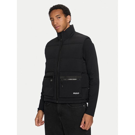 Hugo Kamizelka Baltino2431 50520221 Czarny Slim Fit ze sklepu MODIVO w kategorii Kamizelki męskie - zdjęcie 182670525
