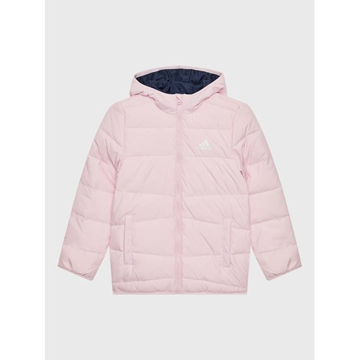 adidas Kurtka puchowa Frosty Winter HM5237 Różowy Regular Fit ze sklepu MODIVO w kategorii Kurtki dziewczęce - zdjęcie 182670615