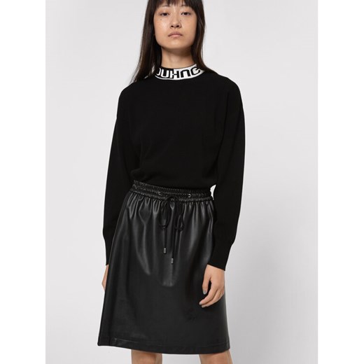 Hugo Spódnica z imitacji skóry Relani-1 50443141 Czarny Slim Fit 36 MODIVO