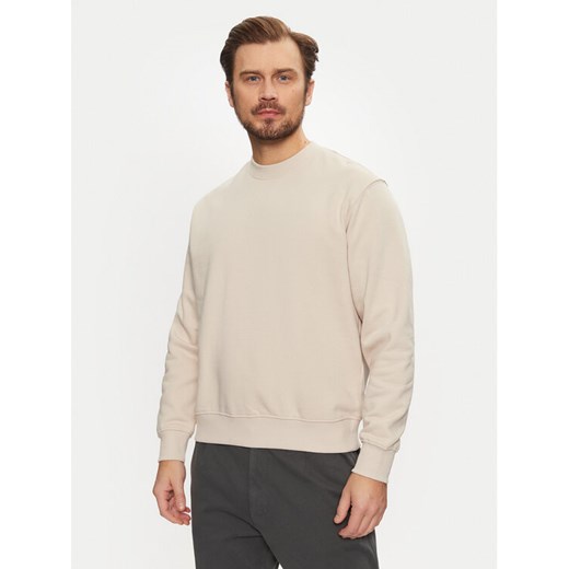 Jack&Jones Bluza Urban Edge 12259945 Beżowy Loose Fit ze sklepu MODIVO w kategorii Bluzy męskie - zdjęcie 182670627