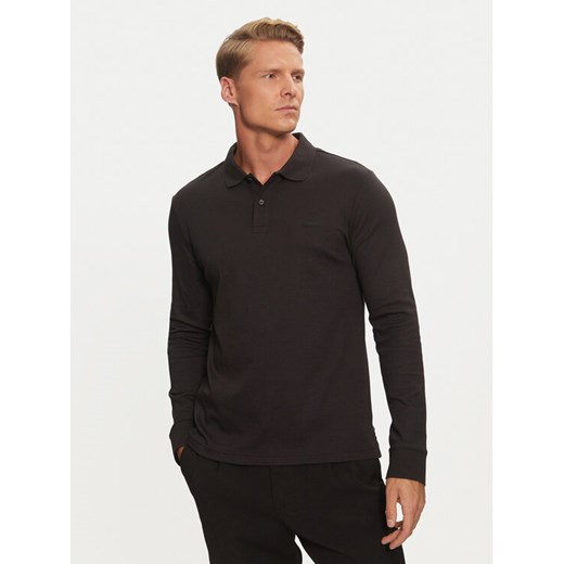 Calvin Klein Polo K10K112750 Czarny Slim Fit ze sklepu MODIVO w kategorii T-shirty męskie - zdjęcie 182670628