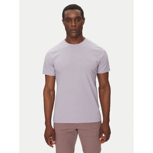 BOSS T-Shirt 50508584 Fioletowy Regular Fit ze sklepu MODIVO w kategorii T-shirty męskie - zdjęcie 182670629