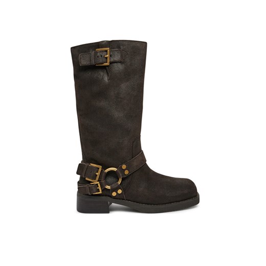 MICHAEL Michael Kors Oficerki 40F4CBFB9L Brązowy ze sklepu MODIVO w kategorii Kozaki damskie - zdjęcie 182670639
