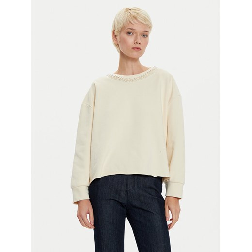 ViCOLO Bluzka TS0598 Écru Regular Fit ze sklepu MODIVO w kategorii Bluzki damskie - zdjęcie 182670645