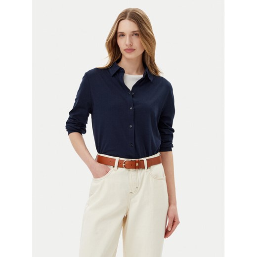 Tommy Hilfiger Koszula WW0WW45983 Granatowy Regular Fit ze sklepu MODIVO w kategorii Koszule damskie - zdjęcie 182670647