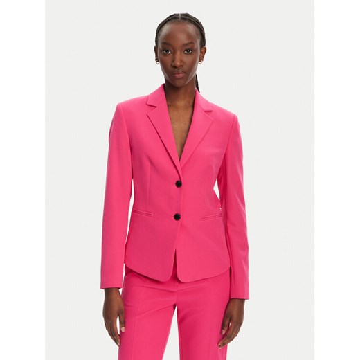 HUGO Marynarka Agonia-1 50539976 Różowy Slim Fit ze sklepu MODIVO w kategorii Marynarki damskie - zdjęcie 182670667
