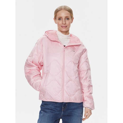 Tommy Jeans Kurtka przejściowa DW0DW17242 Różowy Regular Fit ze sklepu MODIVO w kategorii Kurtki damskie - zdjęcie 182670689
