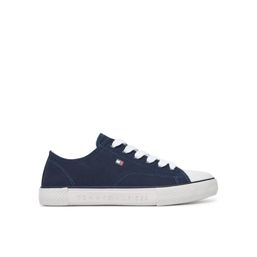 Tommy Hilfiger Trampki T3X9-33846-0890800 Granatowy ze sklepu MODIVO w kategorii Trampki dziecięce - zdjęcie 182670726