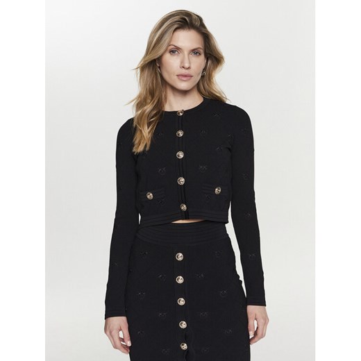 Pinko Kardigan 100147 A0HW Czarny Slim Fit ze sklepu MODIVO w kategorii Swetry damskie - zdjęcie 182670728