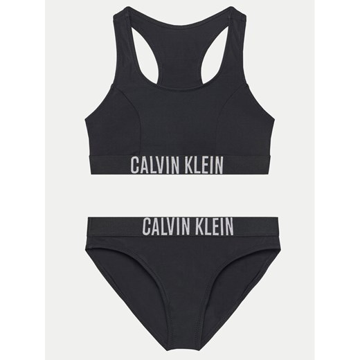 Calvin Klein Swimwear Strój kąpielowy KY0KY00091 Czarny 10_12Y MODIVO