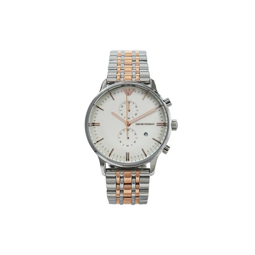 Emporio Armani Zegarek AR0399 Srebrny ze sklepu MODIVO w kategorii Zegarki - zdjęcie 182670825