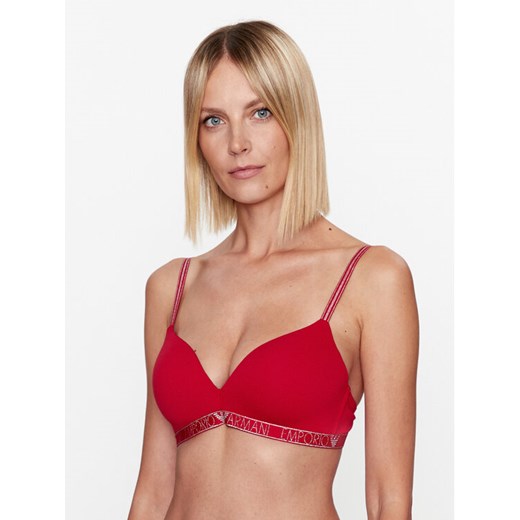 Emporio Armani Underwear Biustonosz bezfiszbinowy 164410 3F223 00173 Czerwony S MODIVO