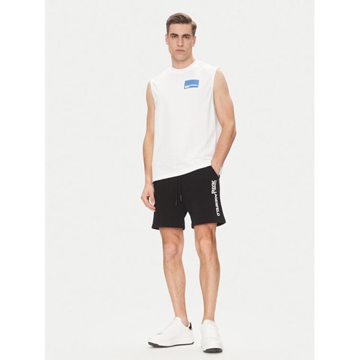 KARL LAGERFELD Tank top A2M17053 Biały Relaxed Fit ze sklepu MODIVO w kategorii T-shirty męskie - zdjęcie 182670877