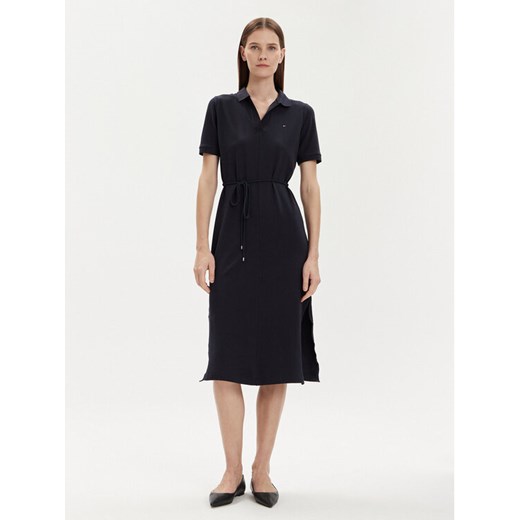 Tommy Hilfiger Sukienka codzienna WW0WW41278 Granatowy Regular Fit ze sklepu MODIVO w kategorii Sukienki - zdjęcie 182670878