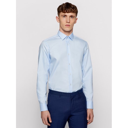 Boss Koszula Jesse 50451092 Błękitny Slim Fit 39 MODIVO