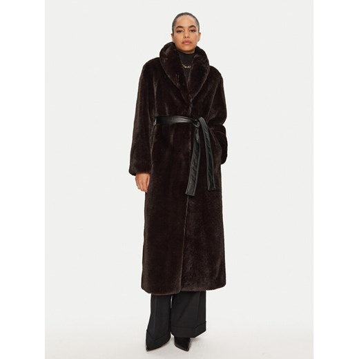 PINKO Futro COMORE 103824 A1ZM M28 Brązowy Regular Fit ze sklepu MODIVO w kategorii Futra damskie - zdjęcie 182671145