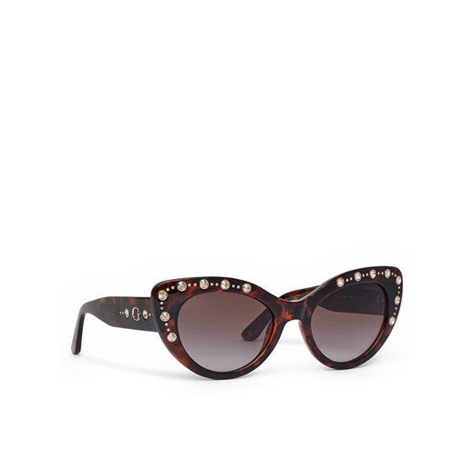 Guess Okulary przeciwsłoneczne GU00163 Brązowy ze sklepu MODIVO w kategorii Okulary przeciwsłoneczne damskie - zdjęcie 182671168
