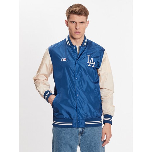 47 Brand Kurtka bomber Los Angeles Dodgers Core 47 Drift Track Jacket Niebieski Regular Fit ze sklepu MODIVO w kategorii Kurtki męskie - zdjęcie 182671187