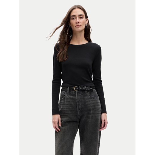 Gap Bluzka 540609-03 Czarny Slim Fit ze sklepu MODIVO w kategorii Bluzki damskie - zdjęcie 182671189