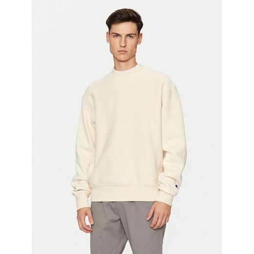 Champion Bluza 220707 Beżowy Relaxed Fit ze sklepu MODIVO w kategorii Bluzy męskie - zdjęcie 182671227