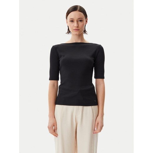 Calvin Klein Bluzka K20K208244 Czarny Slim Fit ze sklepu MODIVO w kategorii Bluzki damskie - zdjęcie 182671245