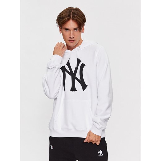 47 Brand Bluza New York Yankees BB017PEMIBR544118WW Écru Regular Fit ze sklepu MODIVO w kategorii Bluzy męskie - zdjęcie 182671288