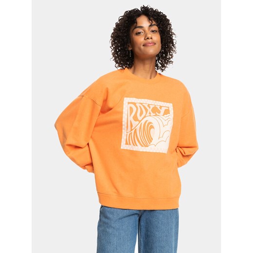 Roxy Bluza Take Yourplaceb Otlr ERJFT04745 Pomarańczowy Regular Fit ze sklepu MODIVO w kategorii Bluzy damskie - zdjęcie 182671305