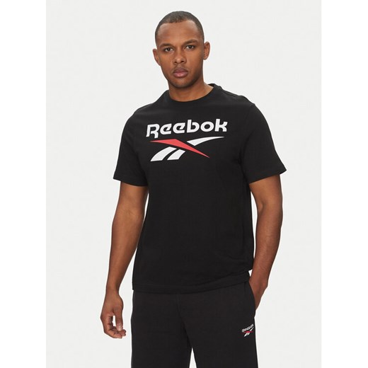 Reebok T-Shirt 100216166 Czarny Regular Fit ze sklepu MODIVO w kategorii T-shirty męskie - zdjęcie 182671308