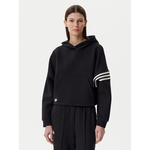 adidas Bluza Neuclassics JI8500 Czarny Oversize ze sklepu MODIVO w kategorii Bluzy damskie - zdjęcie 182671335