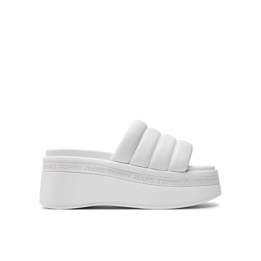 Tommy Jeans Klapki Tjw Wedge Sandal EN0EN02455 Écru ze sklepu MODIVO w kategorii Klapki damskie - zdjęcie 182671356