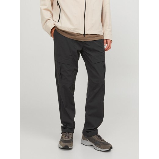 Jack&Jones Spodnie materiałowe Velo 12248997 Czarny Relaxed Fit ze sklepu MODIVO w kategorii Spodnie męskie - zdjęcie 182671457
